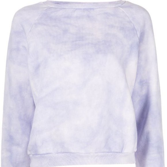 Nili Lotan Tops - NILI LOTAN Classic Lavender Tie Dye Crewneck Sweatshirt Small